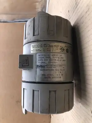 Bailey BC5970116 Series 10 Pressure Transmitter 0-6000PSI 12-42VDC