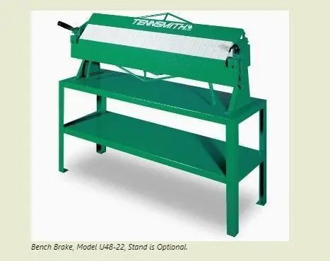 22 Ga x 4 ft, New Tennsmith Bench Box & Pan Brake Model U48-22