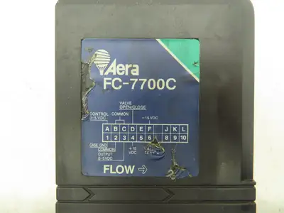 Aera FC-7700C Mass Flow Controller 20 SCCM Stainless Steel Gas FC7700C