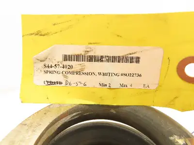 Whiting Heavy Duty Steel Compression Springs 2-5/16" ID 3-3/4" OD 8"L  Lot of 4