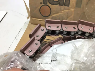 Uni-Chains 40LF843K138 10′ x 2″ Plastic Slat-Top Conveyor Chain Belt