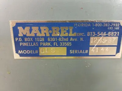 Used MAR BEL DLS-36 Slitters & Slitting Lines Wisconsin US | John G Weber Co Inc #339524