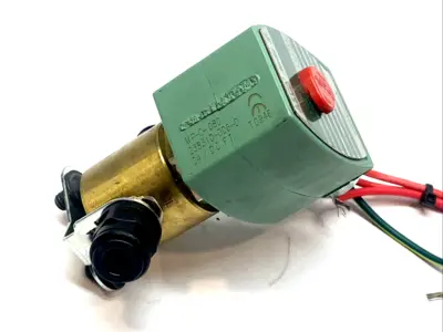 Used ASCO Solenoid Valve 1/4" NPT 2-Way NC Brass 120V AC Solenoid Valves Michigan US | Maverick Industrial Sales #1401753
