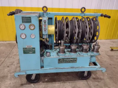 40 TON MODERN HYDRAULICS 4 CYLINDER PORTABLE HYDRAULIC DIE SETTING & SEPARATING SYSTEM: STOCK #23775
