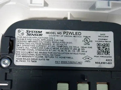 New | in-Stock SYSTEM SENSOR PZWLED Safety Products (Other) Ohio US | HGR 24 #1150519