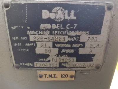 USED DOALL C7