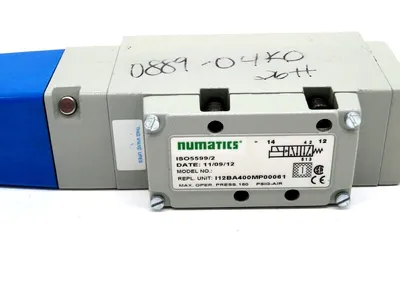 USED NUMATICS IS05599/2 PNEUMATIC VALVE I12BA400MP00061 IS055992