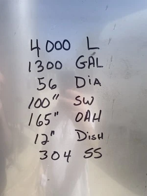 USED Able Engineering 1000 Gal