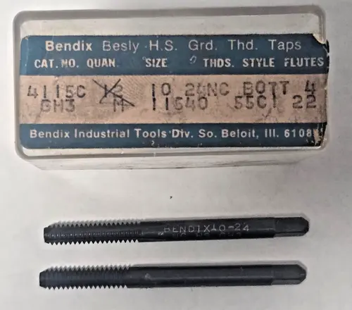 Lot of 2 Besly Tap 10 - 24 NC GH3 Bott 4 FL Brand New USA Made