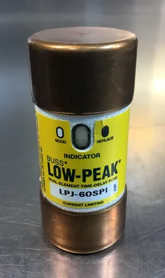 Cooper / Bussmann LPJ-60SPI Low Peak Indicator Fuse Time Delay 60 A 4E-1