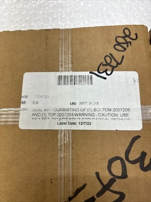 **New Seal Kit P658RCH  (Bottom plate 2007206 Top Plate 2007204)Fast Shipping #