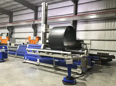 New | in-Stock BENDMAK CY4R-HHS 300-30/13 Plate Bending Rolls including Pinch Texas US | FMI Trading #1289656
