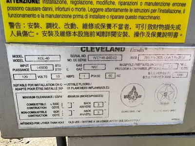 USED 2004 CLEVELAND KGL-40