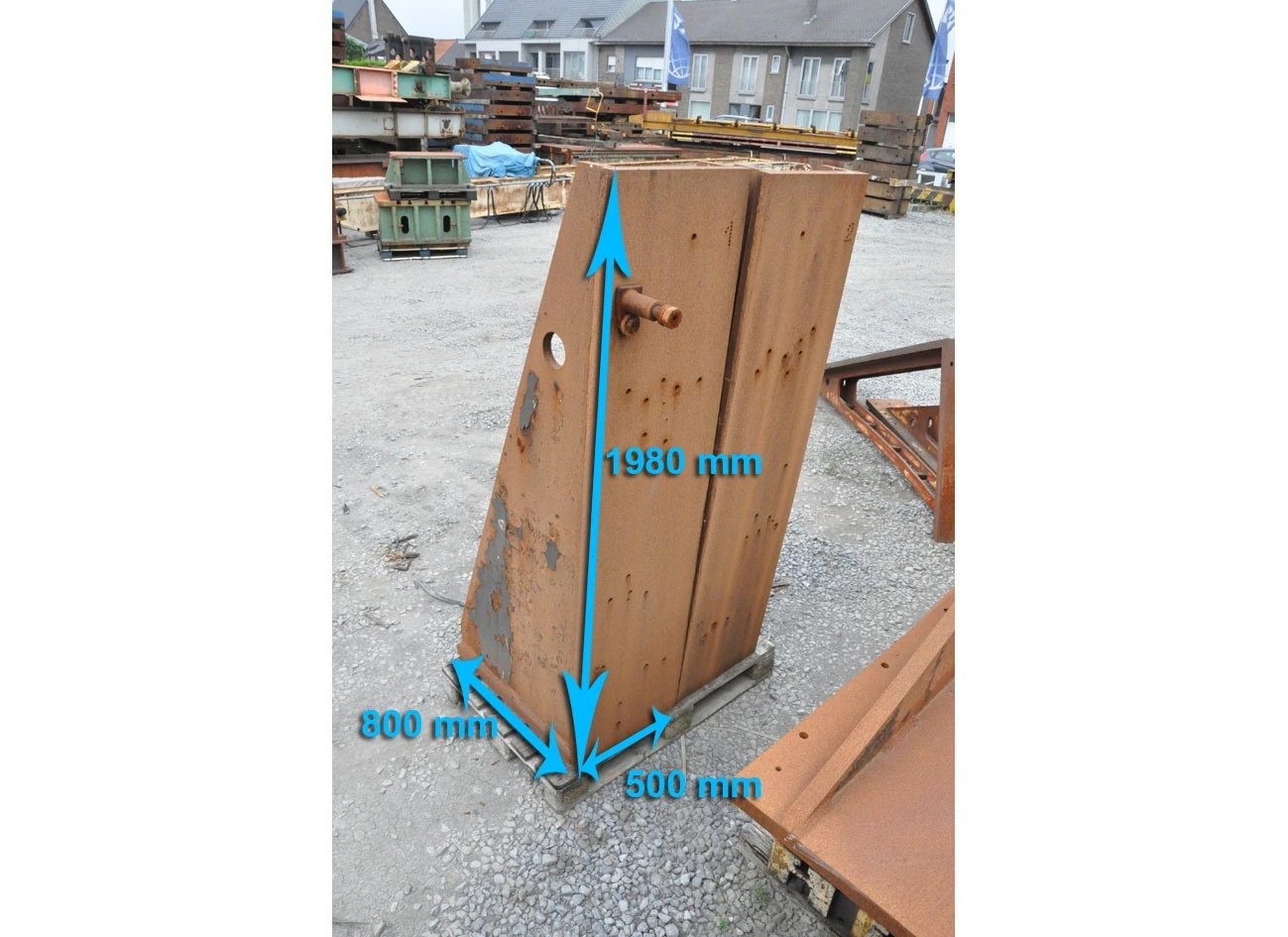 Clamping bracket 1980 x 800 x 500 mm