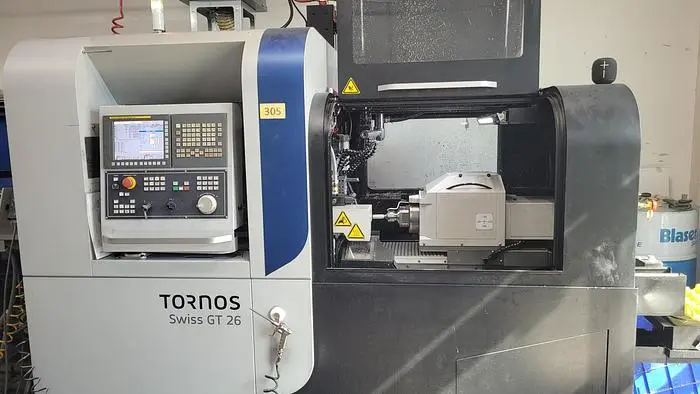 Used 2021 TORNOS GT26 Swiss Type Automatic Screw Machines Ontario CA | Trader Machinery Inc #184850