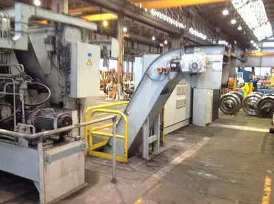 USED HEGENSCHEIDT PN 190 CNC PORTAL WHEELSET LATHE