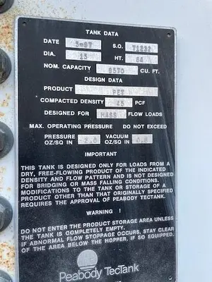 Used 1997 PEABODY TECTANK _UNKNOWN_ Silos South Carolina US | DH Griffin Used Equipment #1383649