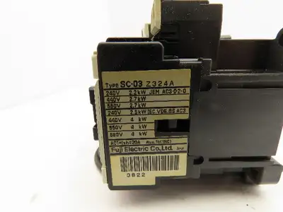 Fuji Electric SC-05 Magnetic Contactor Assembly 110V Coil