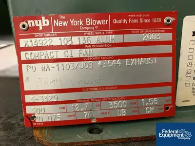 USED O'HARA 11" O'Hara LC1 Labcoat Coating Pan, S/S