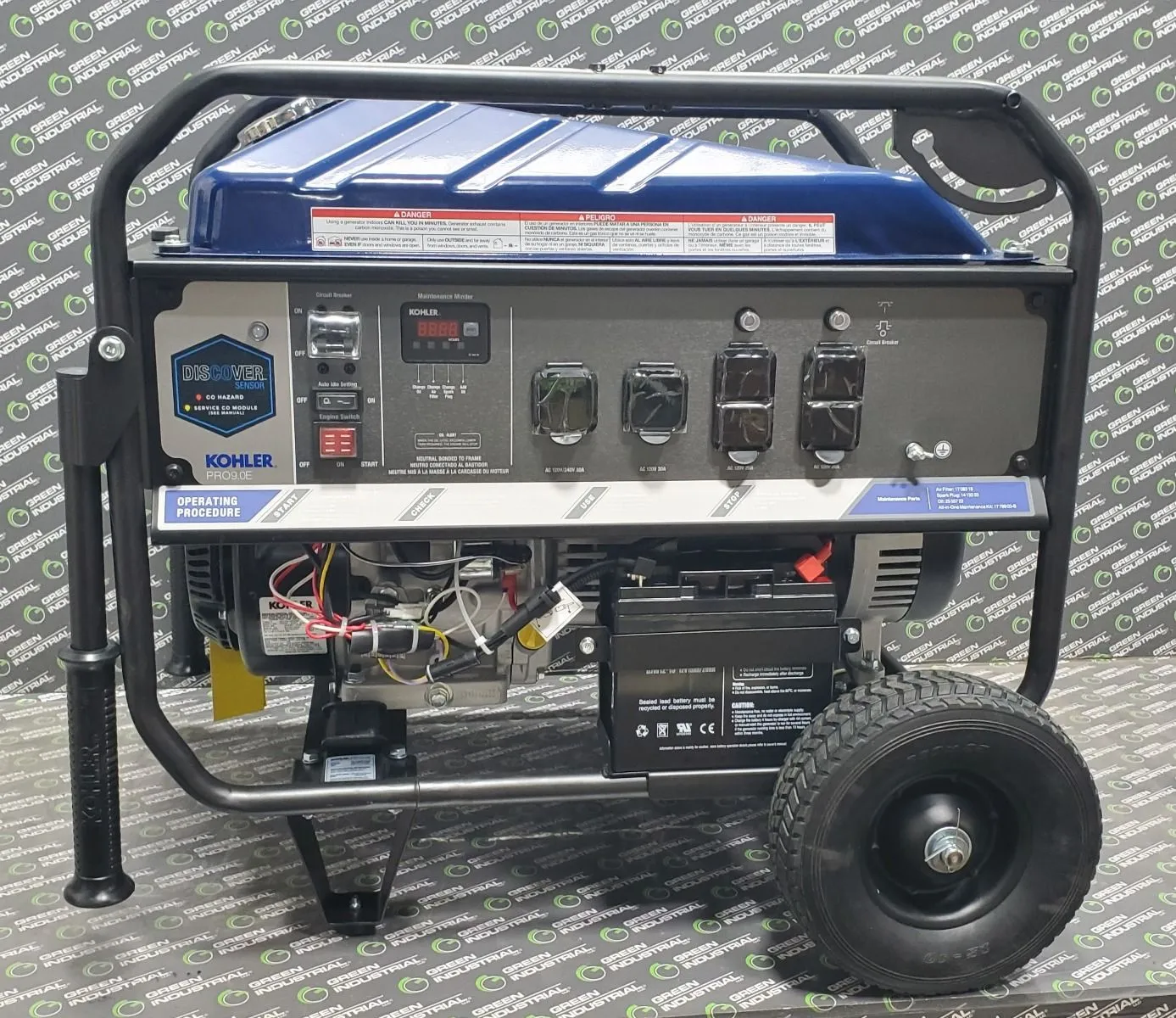New Kohler 9000 Watt Portable Electric Generator Pro9.0E 120 240 V PA-PRO90E-2102
