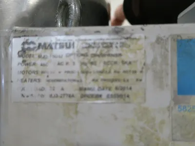 2014 MATSUI MJ3-150U DRYER PLASTICS DRYER | Machinery Network (4)