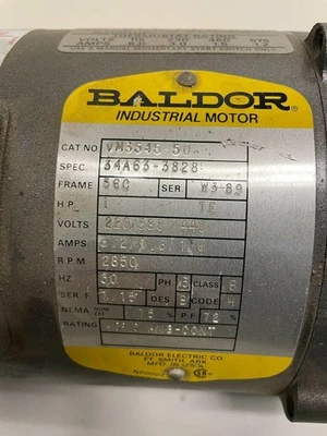 USED BALDOR RELIANCE VM3545-50