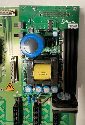 ERNI D121 412-03A 069299 ERNI 005.149 11093490028 CPU Circuit Card Board