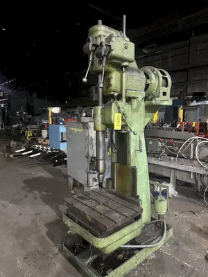 28" CINCINNATI BICKFORD MODEL #3L GEARED HEAD SINGLE SPINDLE  DRILL: STOCK #22815