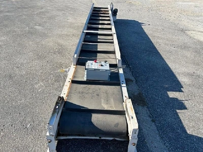 USED INFEED CONVEYOR 21 FEET LONG
