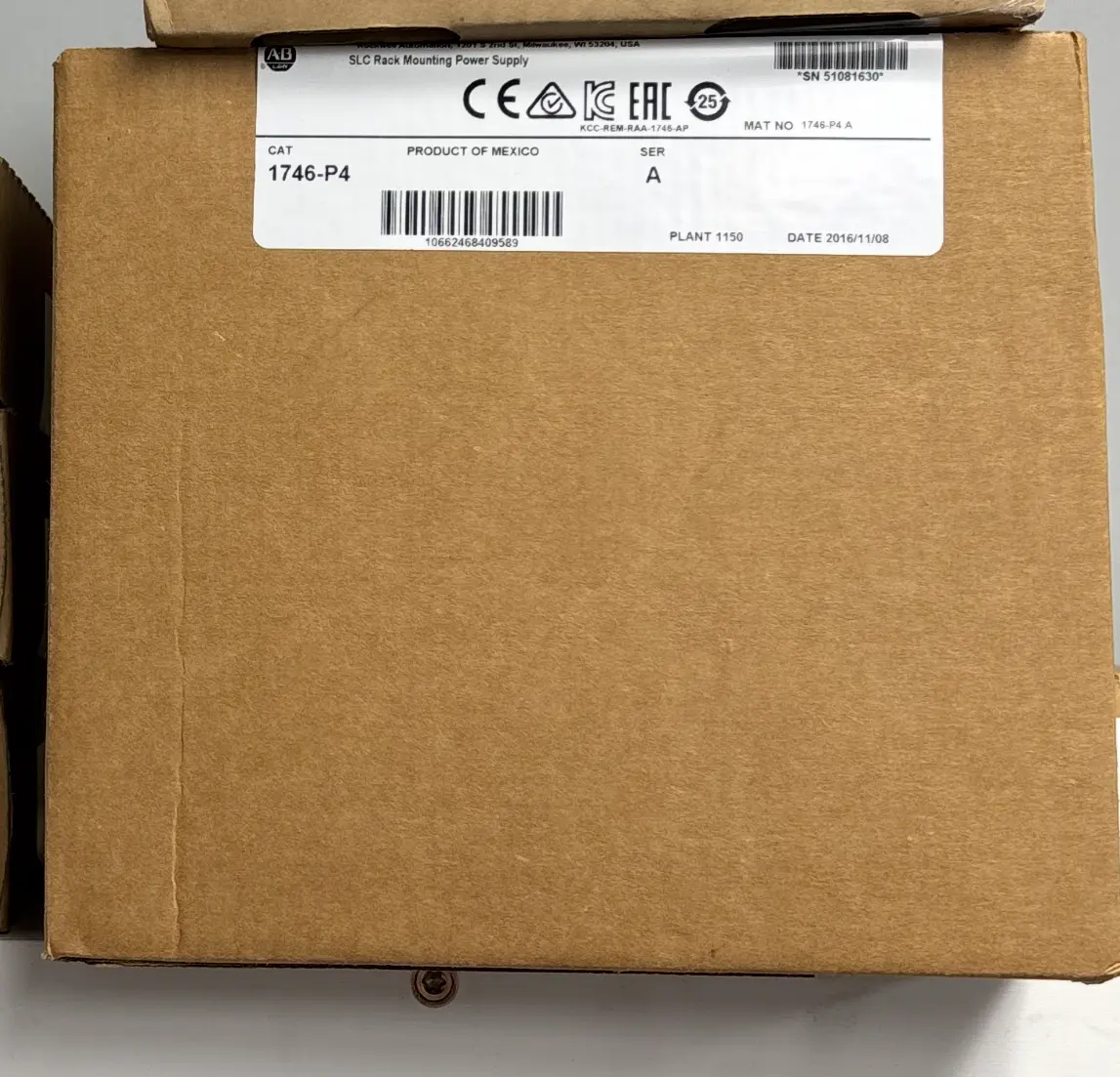 New | in-Stock Allen-Bradley Allen Bradley 1746P4A Miscellaneous Equipment Washington US | ISP Equipment Group #1318833