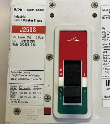Used EATON JGS3250NN Miscellaneous Equipment (Electrical & Power) | Surplus Asset Holdings #1203479