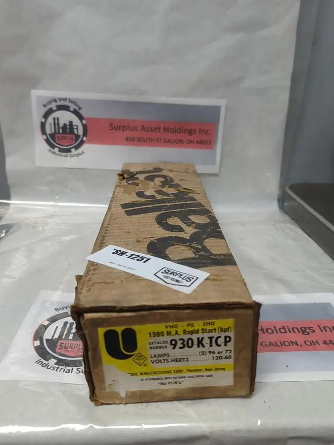 New | in-Stock UNIVERSAL 930KTCP Lighting Ohio US | Surplus Asset Holdings #1240402