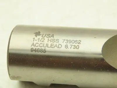 Fastcut Tool 94685 Acculead Three Flute Coarse Pitch Rougher 1.5"Dia 1.25"Shank