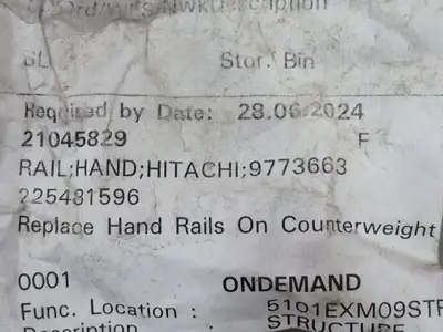 USED HITACHI 9773663