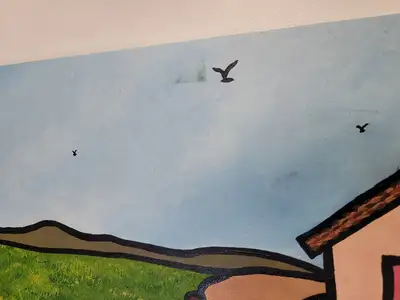 New | in-Stock FalconRestaurantSupply New Walmiru Original Faceless Painting on Canvas - Farmers 36" x 60" Restaurant Equipment (Miscellaneous) Illinois US | Falcon Restaurant Supply #1376717