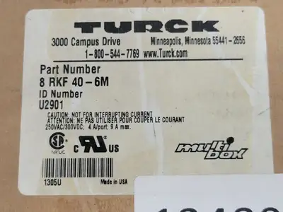 NEW TURCK 8RKF40-6M
