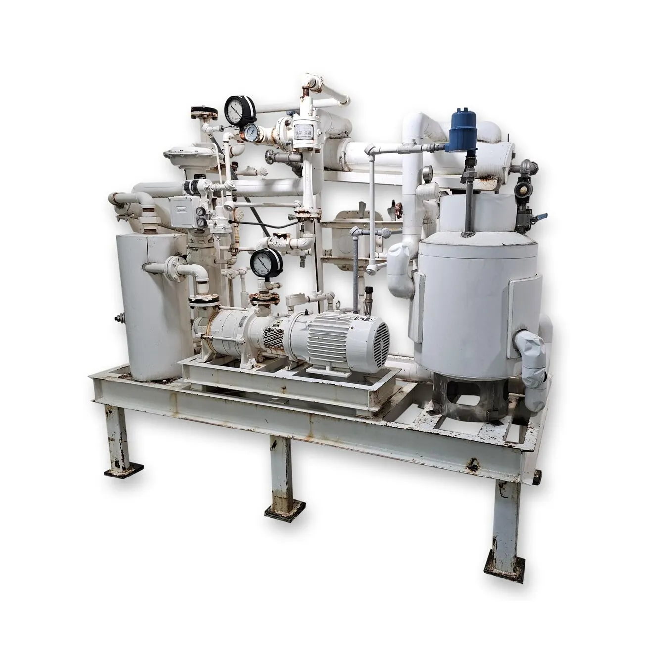 Used 7.5HP Intervac Industrial Vacuum Pump Package