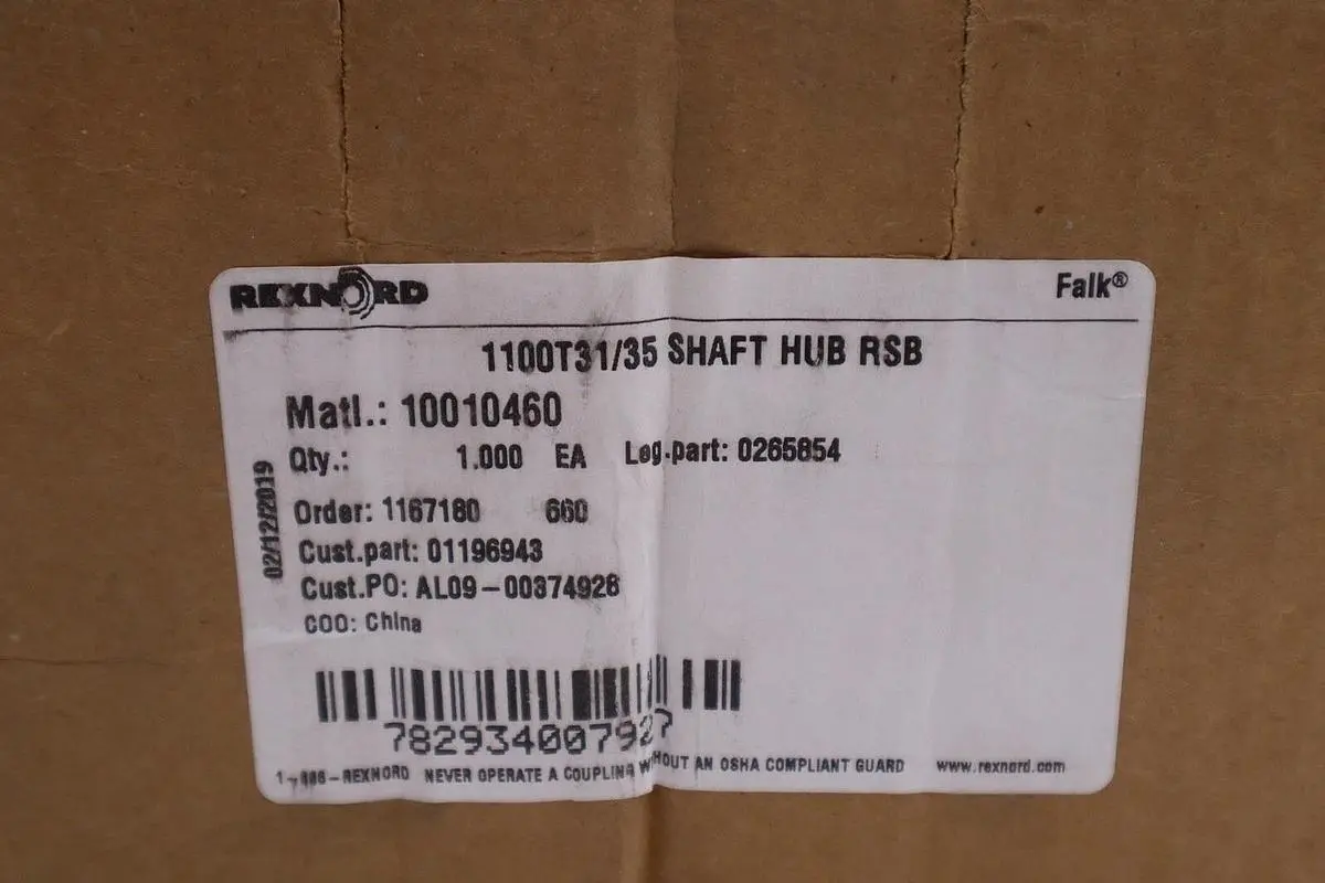 FALK 0265854 STEELFLEX 1100T31/35 SHAFT HUB RSB STOCK 3529