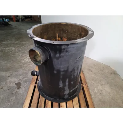 Used Flocculation Tank 100 Gallon FRP Plastic Mix Tank