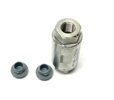 USED LEGRIS, DIXON UNI-DIRECTIONAL CHECK VALVE 1/4" NPT FEMALE ENDS 316 SS