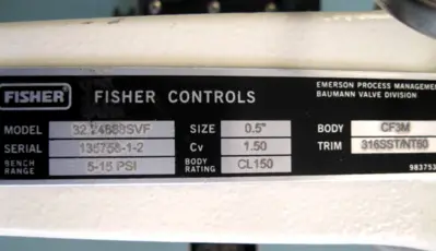 New | in-Stock Fisher Controls 32.24688SVF Misc Electrical & Power Parts New Hampshire US | Bitter End Trading #1452825
