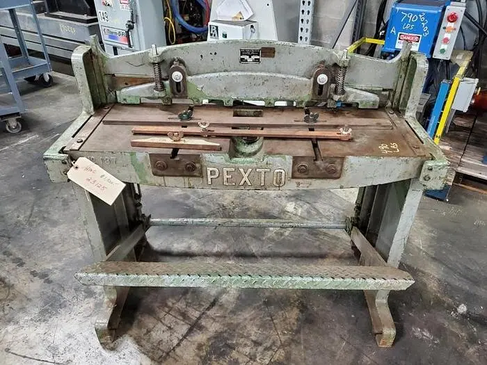 Used PECK STOW WILCOX 137-1 Sheet Metal Shears Pennsylvania US | Hildebrand Machinery Co. #1486000