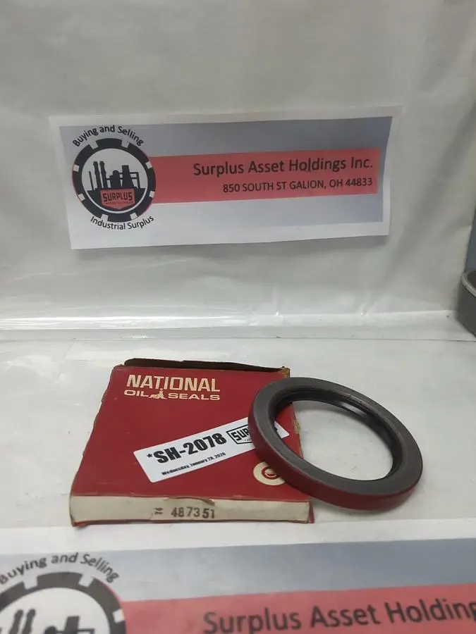 New | in-Stock NATIONAL OIL SEALS 487351 Pump & Valve Parts | Surplus Asset Holdings #1216411