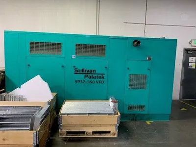 Used SULLIVAN PALATEK SP32-350 VFD Air Compressors (Misc) Illinois US | Bridgeline Machinery Corp. #1459683
