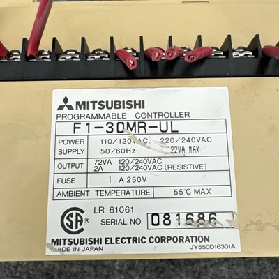 Used Mitsubishi F1-30MR-UL Programmable Logic Controllers California US | Davliegogo LLC #1705857