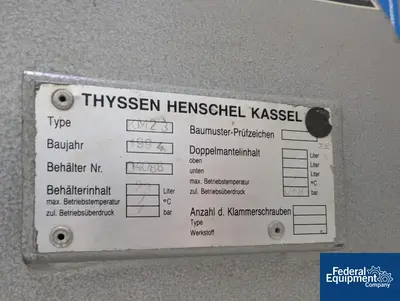 USED Thyssen Henschel 23 Liter Thyssen Henschel Cooler, Model KM23