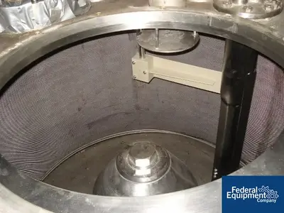 USED KraussMaffei 49" X 32" Krauss Maffei Basket Centrifuge, 316 S/S