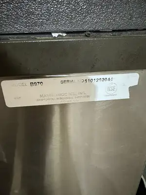 Used Manitowoc Used Manitowoc QY1305W 1250lbs/day Water Cooled Ice Machine With 710lb Bin Ice Machines Illinois US | Falcon Restaurant Supply #1374926