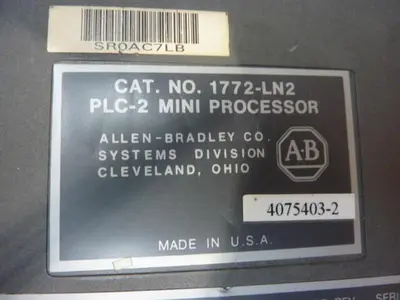 USED ALLEN BRADLEY 1772-LN2 SER A