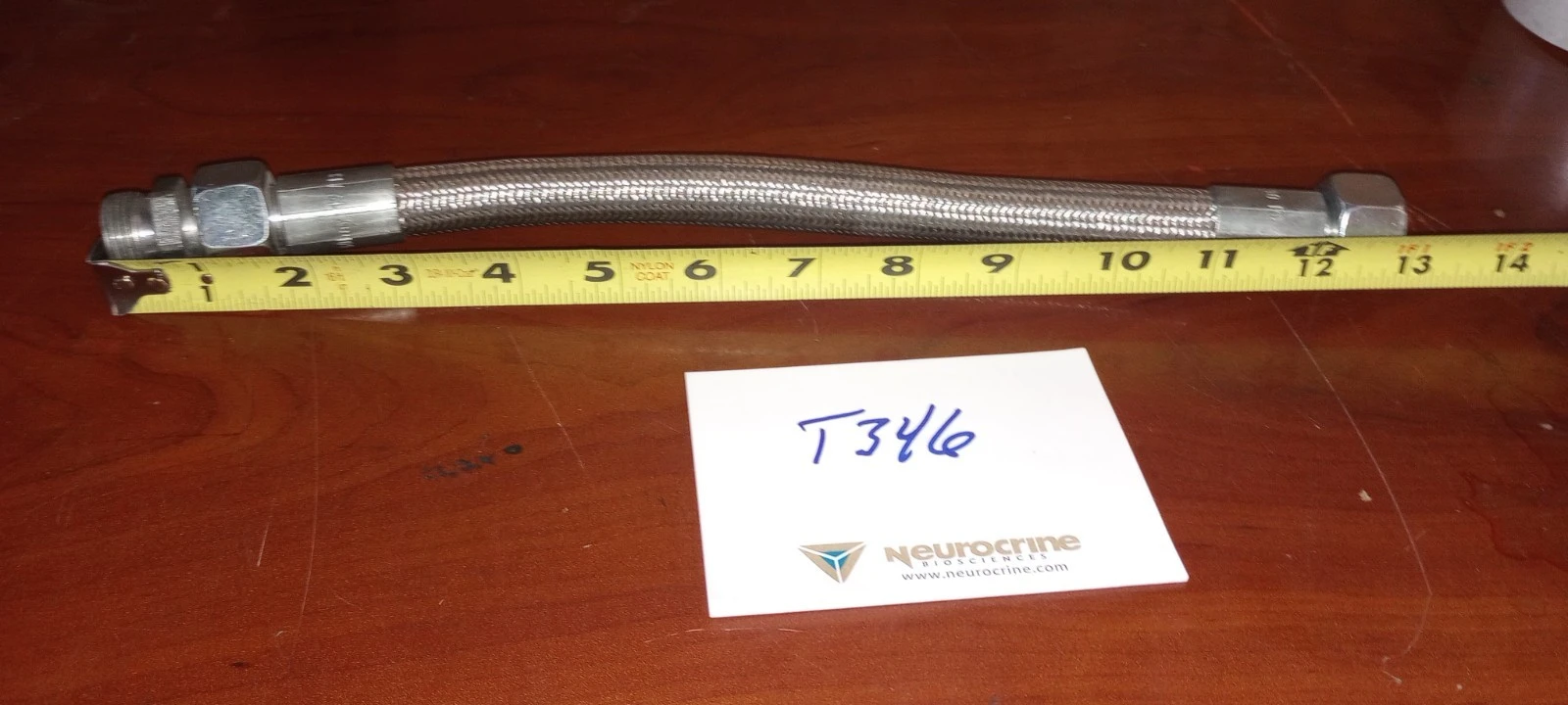 FLEX HOSES STAINLESS STEEL BRAIDED HOSE  13 " X 1"